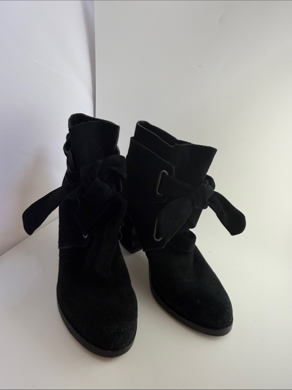 Splendid Rhiannon Leather Suede Ankle Boots